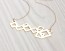 Square Statement Necklace, Gold Square Necklace / Geometric Jewelry, Metal Necklace / Statement Necklace, Bib Necklace | Oenone