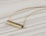 Gold Bar Necklace, Simple Bar Necklace / 14k Gold Filled Necklace, Bridesmaid Necklace / Minimalist Bar Necklace, Tiny Bar Necklace | "Eidothea"