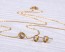 Bridesmaid Sets, Necklace Earrings Set / Matching Set, Gold Necklace / Layered Necklace, Rose Gold Necklace | "Epione"