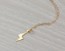 Tiny Gold Lightning Bolt Necklace, Thunder Necklace / Gold Lightning Bolt Necklace, Minimal Necklace / 14k Gold Filled Necklace | "Ilissus"