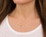 Leaf Necklace, Gold Branch Necklace / Evil Eye Necklace, Laurel Leaf / Bridesmaid Necklace, Silver Leaf Necklace | "Leneus"