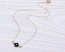 Tiny Evil Eye Necklace, Black Cross Necklace / Protection Necklace, Gold Evil Eye Necklace / Black Necklace / Everyday Necklace | Loxo