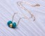Turquoise Necklace, Bridesmaid Necklace / Gold Filled Necklace, Turquoise And Gold / Bridesmaid Jewelry, Best Friend Necklace | "Macris"