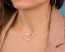 Sideways Cross Necklace, Layered Cross Necklace / Gold Filled Necklace, Cross Jewelry / Gold Cross Necklace, Cubic Zirconia Necklace | Matton