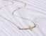 Sideways Cross Necklace, Layered Cross Necklace / Gold Filled Necklace, Cross Jewelry / Gold Cross Necklace, Cubic Zirconia Necklace | Matton