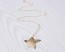 Gold Star Necklace, Long Necklace / 14k Gold Filled, Layered Necklace / Star Necklace, Best Friend Gift, | "Metope"