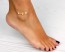 Dragonfly anklet / Pearl ankle bracelet 