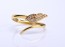 Angel wing ring / Gold Stacking ring | Notus