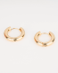 Thick Gold Hoops