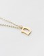 Gold Initial Necklace