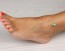 Rose gold anklet, Turquoise anklet, gold ankle bracelet, rose bracelet, wedding, turquoise bracelet, bridal, best friend anklet, "Aigle"