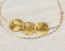 Disc gold bracelet, brushed bracelet, bridesmaid bracelet, 14k gold filled, coin bracelet, everyday bracelet, wedding bracelet, "Calypso"