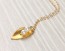 Leaf Gold Necklace, Mother Of Pearl Necklace / Leaf Pendant, Bridesmaid Necklace / 14k Gold Filled Chain, Bridal Necklace | "Aigina"