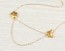 Butterfly Gold Necklace, Flower Necklace / Layering Necklace, 14k Gold Filled / Bridesmaid Gift, Simple Necklace | "Callirhoe"