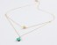 Turquoise Cross Necklace • Layered Necklace