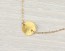 Coin Disc Necklace, Gold Necklace / Disc Necklace, 14k Gold Filled / Everyday Necklace, Simple Necklace | "Galaxy"