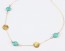 Turquoise Necklace, Boho Necklace / Chunky Turquoise, Turquoise And Gold / Stone Necklace, Feminine Pendant | "Idyia"