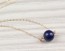 Lapis Lazuli Necklace • Blue Stone Necklace