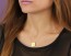 Gold Square Necklace, Diamond Shaped Necklace / Geometric Jewelry, Square Necklace / Minimalist Necklace, 14k Gold Filled Necklace | "Peneus"