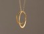 Double Circle Necklace, Gold Circle Necklace / Everyday Necklace, Bridal Necklace / Gold Filled, Ring Necklace / Bridesmaid Necklace | "Sparte"