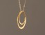 Double Circle Necklace, Gold Circle Necklace / Everyday Necklace, Bridal Necklace / Gold Filled, Ring Necklace / Bridesmaid Necklace | "Sparte"