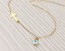 Evil Eye Necklace, Protection Necklace / Sideways Cross Necklace, Gold Filled Necklace / Faith Necklace | "Stilbe"