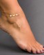 Freshwater Pearl Ankle Bracelet - Gold Hamsa Anklet