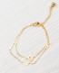 Gold Heart Bracelet • Love Bracelet