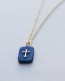 Lapis Cross Pendant