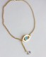 Gold Evil Eye Anklet