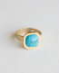 Gold Turquoise Ring