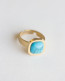 Gold Turquoise Ring