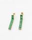 Emerald Crystal Earrings