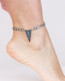 Sterling Silver Chunky Anklet