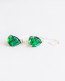 Sterling Silver Emerald Earrings