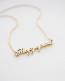 Greek Name Necklace