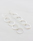 Sterling Silver Circle Earrings