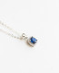 Sterling Silver Sapphire Necklace