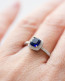 Sterling Silver Sapphire Ring