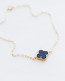 Clover Onyx Anklet