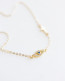Gold Cross Eye Anklet