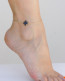 Clover Onyx Anklet