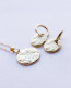 Sun Moon Gold hoop earrings. These gold hoops are made of 14k gold over stainless steel. Wear these boho chunky earrings everyday. The earrings measure 2.5 cm / 1 inch long. Water-resistant, nickel and lead free