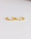 Gold Ear Cuffs with swarovski