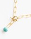 Turquoise Y Necklace