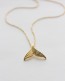 Gold Mermaid Tail Necklace