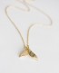 Gold Mermaid Tail Necklace