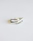 Sterling Silver X Ring