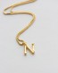 N Initial Necklace