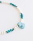 Pearl Turquoise Bead Necklace 